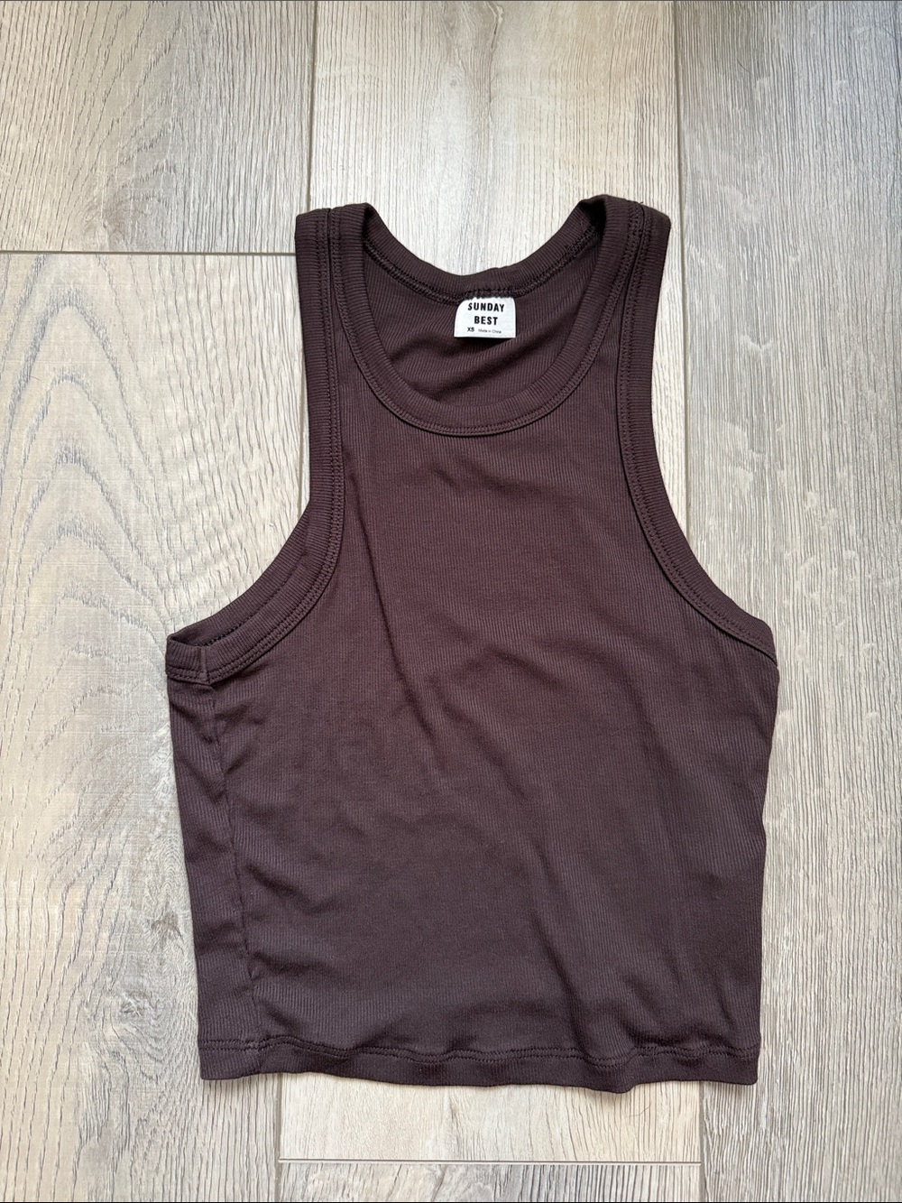 Aritzia - Sunday best ribbed tank
